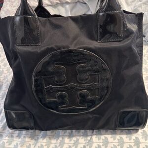 Tory Burch Black Nylon Tote